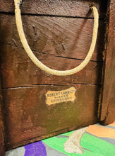 Load image into Gallery viewer, Bocs pren Robert Lamb Ltd, Caeredin, Hynafol / Antique Robert Lamb Ltd, Edinburgh, wooden crate