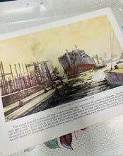 Load image into Gallery viewer, Llyfryn Vintage ‘With the Merchant Navy’ gan Charles Jarman o 1942 / Vintage ‘With the Merchant Navy’ booklet by Charles Jarman from 1942