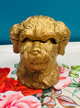 Load image into Gallery viewer, Jar tybaco Hynafol ar ffurf ci gyda chaead gan Bernard Block / Antique Bernard Block figure lidded Dog Tobacco Humidor jar