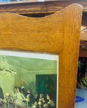 Load image into Gallery viewer, ‘Fire guard’ derw Arts and Crafts wedi ei wneud â llaw / Art and Crafts oak hand made fire guard