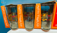 Load image into Gallery viewer, Set o 6 tymblers parti Ravenhad Retro yn eu bocs gwreiddiol/ Retro set of 6 party tumblers in origininal Ravenhead box