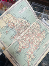 Load image into Gallery viewer, Argraffiad cyntaf o atlas Pratt’s o ffyrdd Lloegr a Cymru o 1905 / First Edition of Pratt’s Road Atlas of England and Wales from 1905