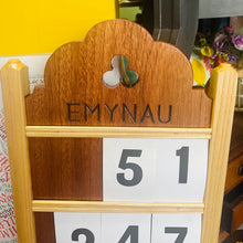 Load image into Gallery viewer, Dau fwrdd pren Emyn a Thonau / Two Emyn and Tonau wooden boards