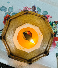 Load image into Gallery viewer, Hen olau Melin Wynt o’r Iseldiroedd wedi ei wneud â llaw yn y 60au a gyda golau newydd tu mewn/ Old handmade Windmill lights from Holland in the 60s with new light fittings