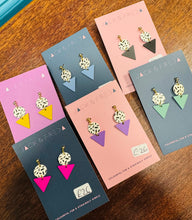 Load image into Gallery viewer, Clustlysau Mini Memphis Jack & Freda / Jack & Freda Mini Memphis Earrings