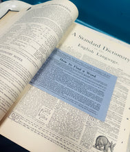 Load image into Gallery viewer, ‘The Standard Dictionary of the English Language - Volume 1 - A to L’ o / from 1920
