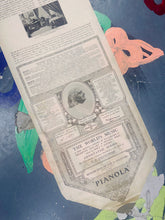 Load image into Gallery viewer, Rholyn piano awtomatig Duo-Art a Pianola Hynafol yn ei focs storio du gwreiddiol / Antique Duo-Art and Pianola player piano roll inside the original black storage box