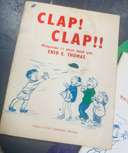 Load image into Gallery viewer, Llyfr ‘Clap! Clap!!’ gan Enid E Thomas o 1964 / ‘Clap! Clap!!’ book by Enid E Thomas from 1964