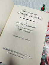 Load image into Gallery viewer, Argraffiad 1af o ‘The Book of House Plants’ gan Stanley B. Whitehead o 1965 / 1st Edition of ‘The Book of House Plants’ by Stanley B. Whitehead from 1965