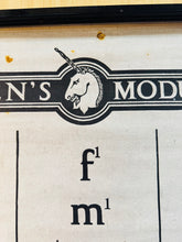Load image into Gallery viewer, Modiwlator Sol Ffa cerddorol mawr, Hynafol a phrin John Curwen / Large, Rare Antique musical John Curwen Sol Ffa Modulator