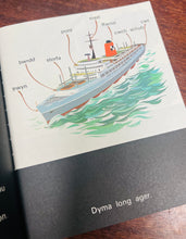 Load image into Gallery viewer, Llyfr ‘Teithio ar Fôr ac yn yr awyr’ o gyfres ‘Geiriau eich Plant’ o 1969 / ‘Teithio ar Fôr ac yn yr awyr’ book from the ‘Geiriau eich Plant’ series from 1969