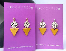 Load image into Gallery viewer, Clustlysau Mini Memphis Jack & Freda / Jack & Freda Mini Memphis Earrings