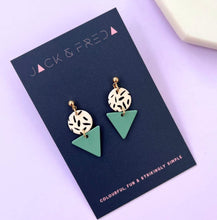 Load image into Gallery viewer, Clustlysau Mini Memphis Jack & Freda / Jack & Freda Mini Memphis Earrings
