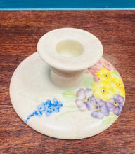 Load image into Gallery viewer, Canhwyllbren china Art Deco E. Radford wedi ei beintio â llaw / Art Deco hand painted E. Radford China candlestick
