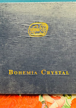 Load image into Gallery viewer, Set o 4 gwydr gwin / port Crisial cut glass  Bohemia mewn bocs / Boxed Set of 4 Wine / Port Bohemia Crystal Cut Glass glasses
