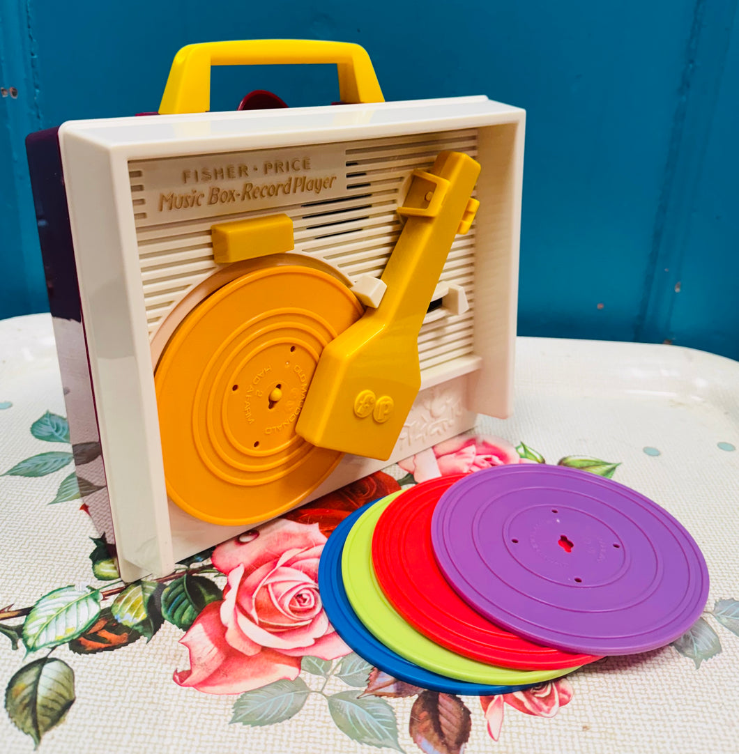 Chwaraewr Recordiau Fisher Price Retro look / Retro look Fisher Price Record Player