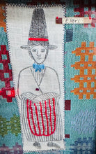 Load image into Gallery viewer, Ffrâm Eleri y Ladi Gymreig wedi’i frodio â llaw / Framed hand embroidered Eleri the Welsh Lady
