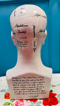 Load image into Gallery viewer, Pen Seramig Antiqued Phrenology mawr / Large
Antiqued Ceramic Phrenology head
