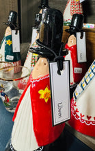 Load image into Gallery viewer, Lliwen y Ladi Gymreig seramig wedi ei gwneud â llaw / Handmade ceramic Lliwen the Welsh Ladi
