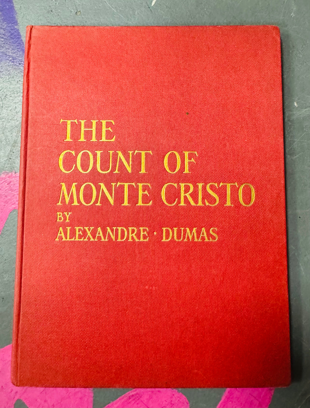 Llyfr clawr caled ‘The Conunt of Monte Carlo’ gan Alexandra Dumas o 1957 / ‘The Conunt of Monte Carlo’ hardback book by Alexandra Dumas from 1957