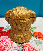 Load image into Gallery viewer, Jar tybaco Hynafol ar ffurf ci gyda chaead gan Bernard Block / Antique Bernard Block figure lidded Dog Tobacco Humidor jar
