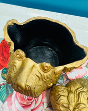 Load image into Gallery viewer, Jar tybaco Hynafol ar ffurf ci gyda chaead gan Bernard Block / Antique Bernard Block figure lidded Dog Tobacco Humidor jar
