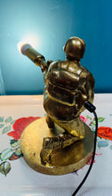 Load image into Gallery viewer, Lamp milwr tegan aur / Gold toy soldier lamp
