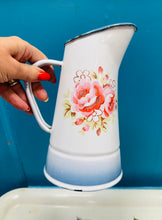 Load image into Gallery viewer, Jwg Enamel Cath Kidston Country Rose Vintage / Vintage Cath Kidston Enamel Country Rose Jug
