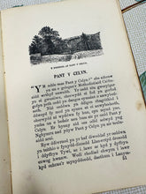 Load image into Gallery viewer, Llyfr Hynafol ‘Catrefi Cymru’ gan O.M.Edwards o 1896 / Antique book ‘Catrefi Cymru’ by O.M.Edwards from 1896
