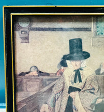 Load image into Gallery viewer, Print Vintage o ddarlun enwog ‘Salem’ o 1908 gan Sydney Curnow Vosper yn ei ffrâm wreiddiol / Framed Vintage print of the famous 1908 painting ‘Salem’ by Sydney Curnow Vosper in it’s original frame
