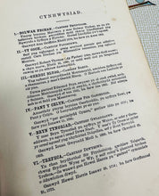 Load image into Gallery viewer, Llyfr Hynafol ‘Catrefi Cymru’ gan O.M.Edwards o 1896 / Antique book ‘Catrefi Cymru’ by O.M.Edwards from 1896
