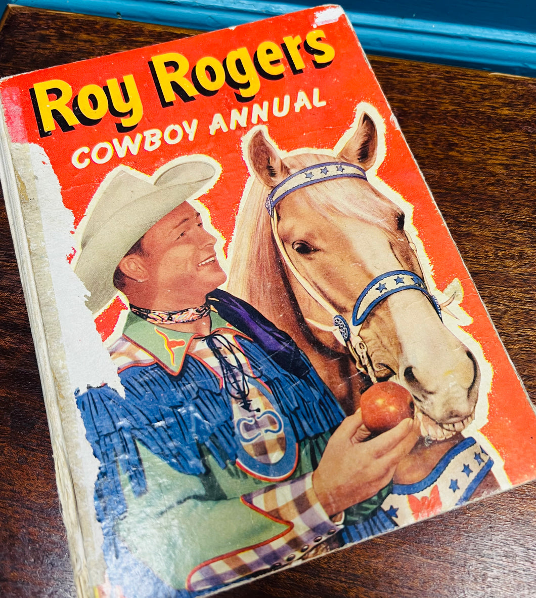 Annual Roy Rogers y Cowboi o’r 50au / Roy Rogers Cowboy Annual from the 50s