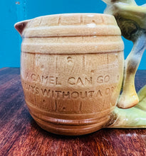 Load image into Gallery viewer, Jwg Hornsea Pottery prin ‘A Camel can go 8 days without a drink’ / Rare ‘A Camel can go 8 days without a drink’ Hornsea Pottery jug

