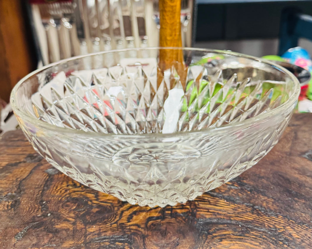Bowlen Treiffl Wydr Vintage / Vintage Glass Trifle Bowl