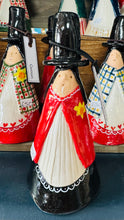 Load image into Gallery viewer, Olwen y Ladi Gymreig seramig wedi ei gwneud â llaw / Handmade ceramic Olwen the Welsh Ladi
