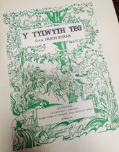 Load image into Gallery viewer, Argraffiad Cyntaf o Lyfr clawr caled ‘Y Tylwyth Teg’ gan Hugh Evans o 1935 gyda arluniaeth gan T.J. Bond / First Edition of ‘Y Tylwyth Teg’ hardback book by Hugh Evans from 1935 with drawings by T.J. Bond
