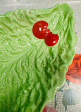 Load image into Gallery viewer, Plât hirgrwn Cabbageware Vintage Carlton Ware / Vintage Carlton Ware oval Cabbageware Plate
