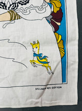 Load image into Gallery viewer, Llian sychu llestri Babycham linen Vintage o’r 70au / Vintage linen Babycham tea towell from the 70s
