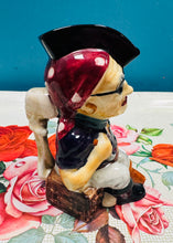 Load image into Gallery viewer, Toby Jug Vintage Staffordshire Long John Silver wedi’i beintio â llaw / Vintage Staffordshire hand painted Long John Silver Toby Jug
