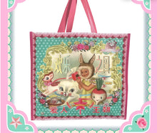 Load image into Gallery viewer, Bag siopa ‘Bunny Girl’ Kitsch Asiaidd / Bunny Girl Asian Kitsch Shopper Bag
