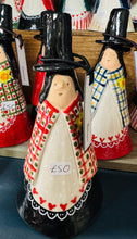 Load image into Gallery viewer, Betsan y Ladi Gymreig seramig wedi ei gwneud â llaw / Handmade ceramic Betsan the Welsh Ladi
