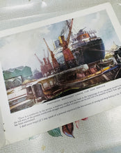 Load image into Gallery viewer, Llyfryn Vintage ‘With the Merchant Navy’ gan Charles Jarman o 1942 / Vintage ‘With the Merchant Navy’ booklet by Charles Jarman from 1942
