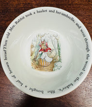 Load image into Gallery viewer, Powlen Peter Rabbit Wedgewood / Wedgwood Peter Rabbit bowl
