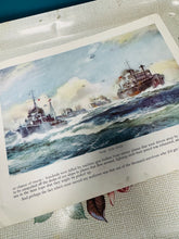 Load image into Gallery viewer, Llyfryn Vintage ‘With the Merchant Navy’ gan Charles Jarman o 1942 / Vintage ‘With the Merchant Navy’ booklet by Charles Jarman from 1942
