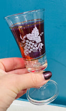 Load image into Gallery viewer, Set o 6 gwydryn sherry Vintage Cranberry coch Lubiana Eidalaidd / Set of 6 Vintage Italian Cranberry red sherry glasses
