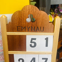 Load image into Gallery viewer, Dau fwrdd pren Emyn a Thonau / Two Emyn and Tonau wooden boards
