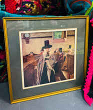 Load image into Gallery viewer, Print Vintage o ddarlun enwog ‘Salem’ o 1907 gan Sydney Curnow Vosper wedi’i framio / Framed vintage print of the famous 1907 painting ‘Salem’ by Sydney Curnow Vosper
