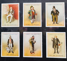 Load image into Gallery viewer, 12 cerdyn ‘Players Cigarettes’ cymeriadau Charles Dickens Vintage wedi eu fframio / 12 Framed Vintage ‘Players Cigarettes’ Charles Dickens characters cards

