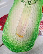 Load image into Gallery viewer, Powlen hir gweini celery Beswick Vintage / Vintage Beswick long celery serving dish
