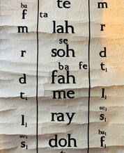 Load image into Gallery viewer, Modiwlator Sol Ffa cerddorol Hynafol a phrin John Curwen / Rare Antique musical John Curwen Sol Ffa Modulator
